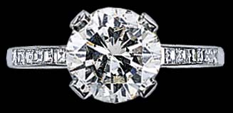 investment grade diamonds in modern and estate settings